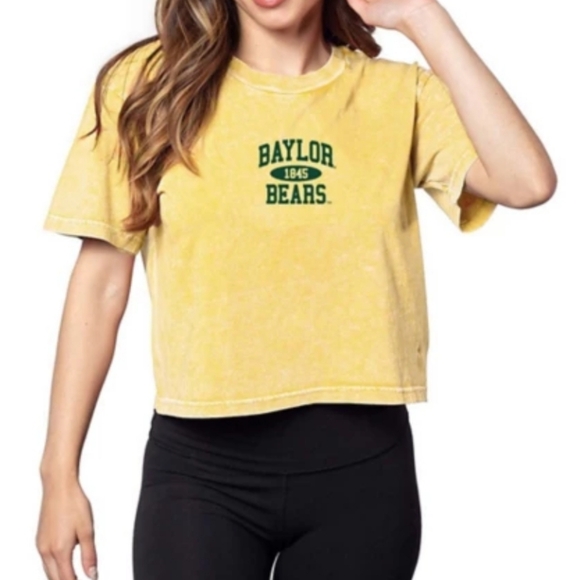 Chicka-d Baylor University Cropped T Shirt - Picture 3 of 11